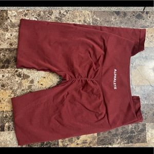 Bordeaux Alphalete Amplify Leggings